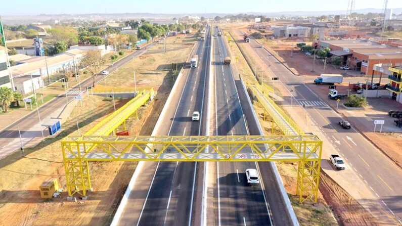 Mais duas passarelas são construídas na BR-163 em Nova Mutum e Lucas do ...