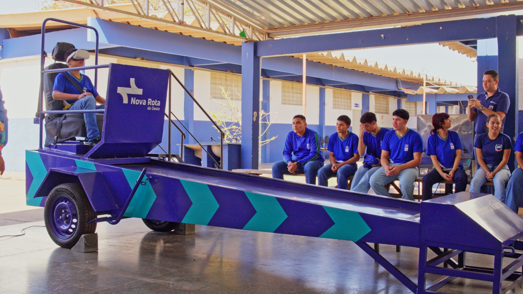 Nova Rota Do Oeste Lan a Projeto In dito De Educa o No Tr nsito Para 